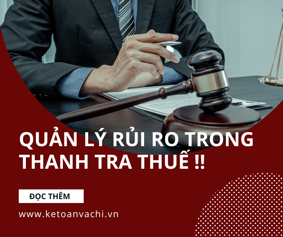 quản lý rủi ro trong thanh tra thuế